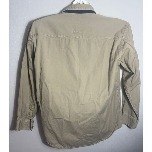 Wild Wings Button Up Long Sleeve Shirt With Ducks Size Large 100% Cotton - Picture 3 of 7